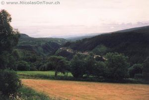 Blick von Berkåk ins Tal