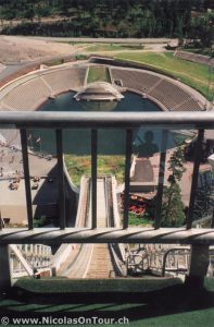 Blick auf die Holmenkollen-Anlaufspur