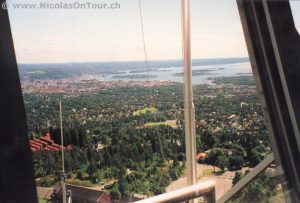 Oslo-Blick vom Holmenkollen-Turm