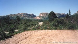 Panorama zwischen Dalen und Valle
