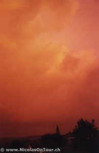 Abendhimmel in Girvan