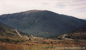 Strasse vom Col de Puymorens nach Bourg-Madame