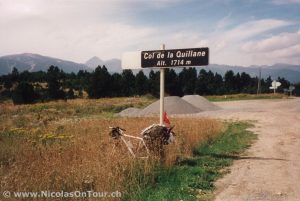 Gipfelfoto Col de la Quillane