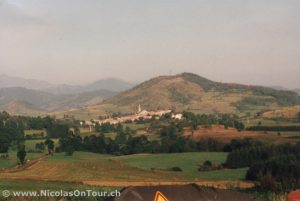Blick zurück auf Rodome
