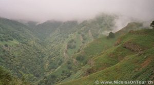 Abfahrt vom Col d'Ispéguy