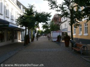 Flaniermeile in Frederikshavn vor dem Abendessen