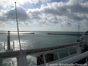 Auf der Fähre im Hafen von Frederikshavn (2)