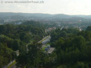 Blick vom Hotelzimmer auf Uddevalla