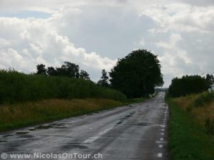 Strasse zwischen Källby und Lundsbrunn