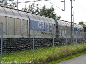 Schweizer Güterwagen in Jönköping