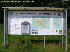 Kartenautomat vor Hässleholm