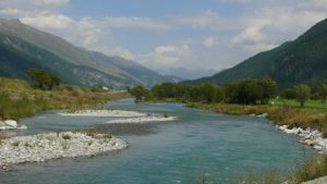 Das Engadin bei Samedan