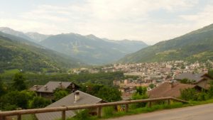 Blick über die Dächer von Bourg-St-Maurice