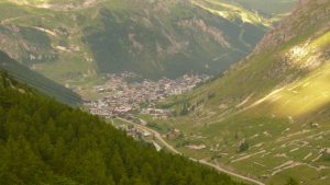 Blick auf Val d'Isère