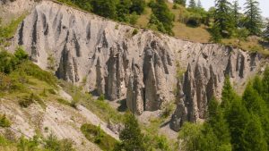 Steinsäulen am Col de Vars