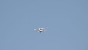 ...und plötzlich dröhnte während dem Mittagessen ein Doppeldecker über mich!