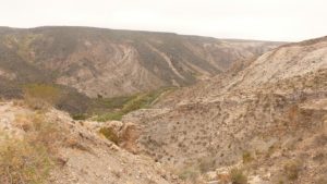 Blick hinab in den Cañon del Atuel