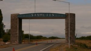Das imposante Eingangstor zur Provinz von San Luis
