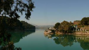 Blick über den ersten Stausee