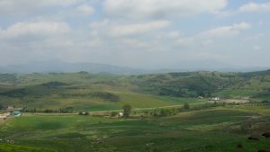 Blick von Jimena de la Frontera auf die Landschaft