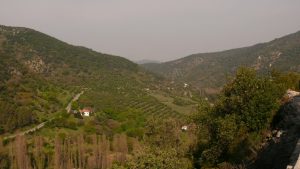 Kilometer 22 mit Blick ins Tal