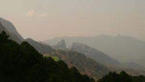 Die Felslücke am Salto del Cobrero