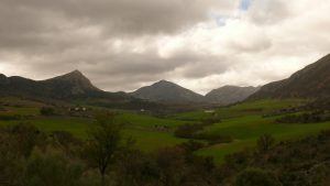 Im oberen Teil vom Tal des Río Fría