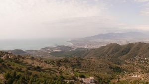 Blick auf Málaga