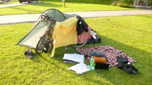 Schattenbildende Massnahmen auf dem Campingplatz