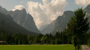 Ausfahrt aus Toblach