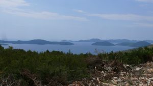Blick auf die Inseln bei Slano