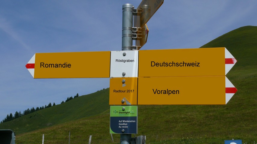 Radtour 2017 - Röstigraben