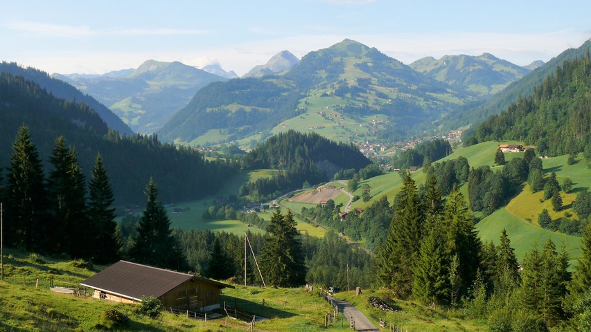 Blick zurück Richtung Zweisimmen