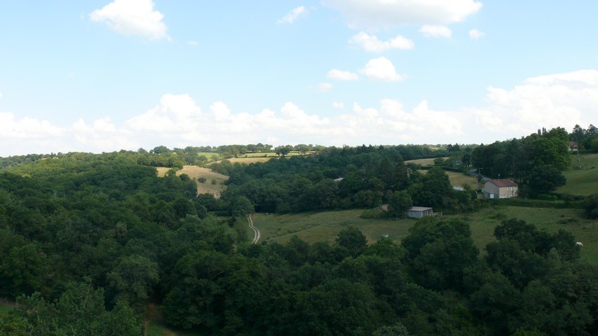 Landschaft bei Néris-les-Bains