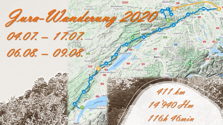 Wanderung 2020 - Jura-Höhenweg