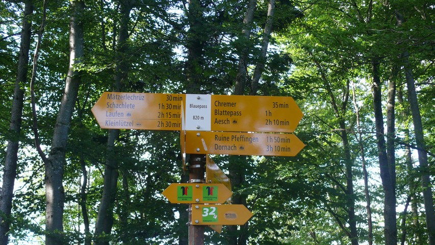 Im Aufstieg von Zwingen zum Blauepass legte ich eine zweistündige Pause ein
