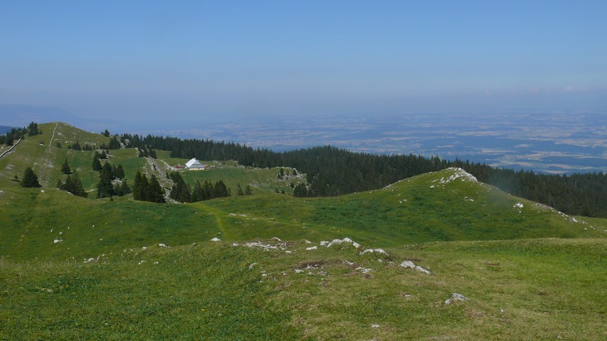 Blick zurück vom Mont Tendre