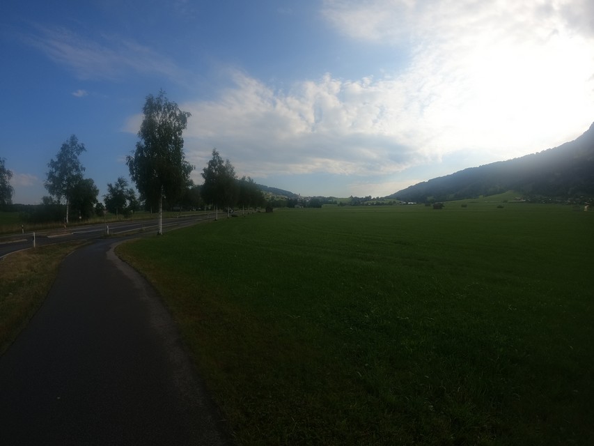 Blick hinauf nach Rettenberg