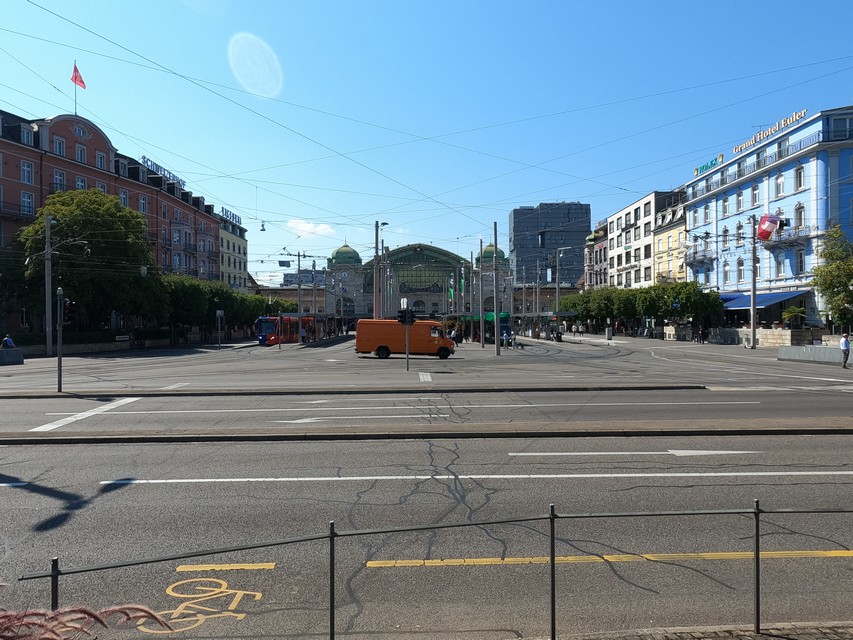 Basel Bahnhof SBB, Ende der Tour
