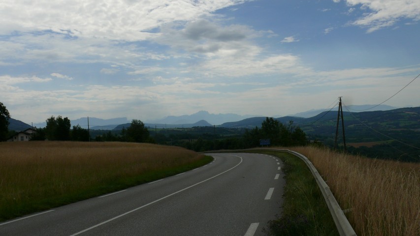 Savoyer Alpen am Horizont