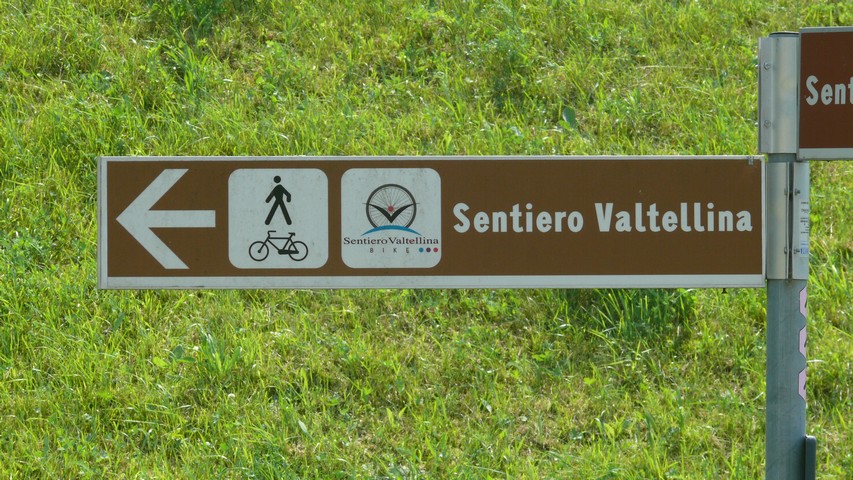 Einfach bis Bormio diesen Wegweisern folgen...