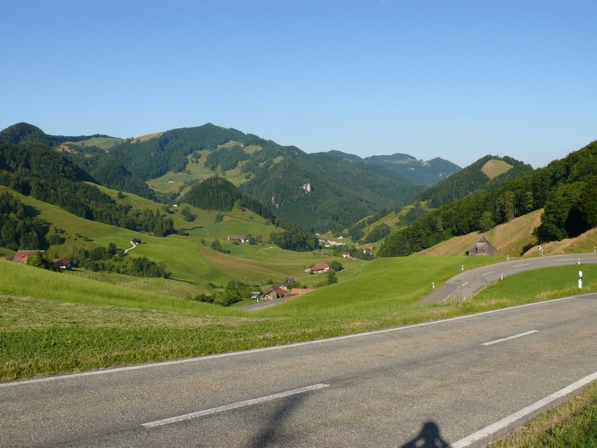 Blick zurück nach Beinwil