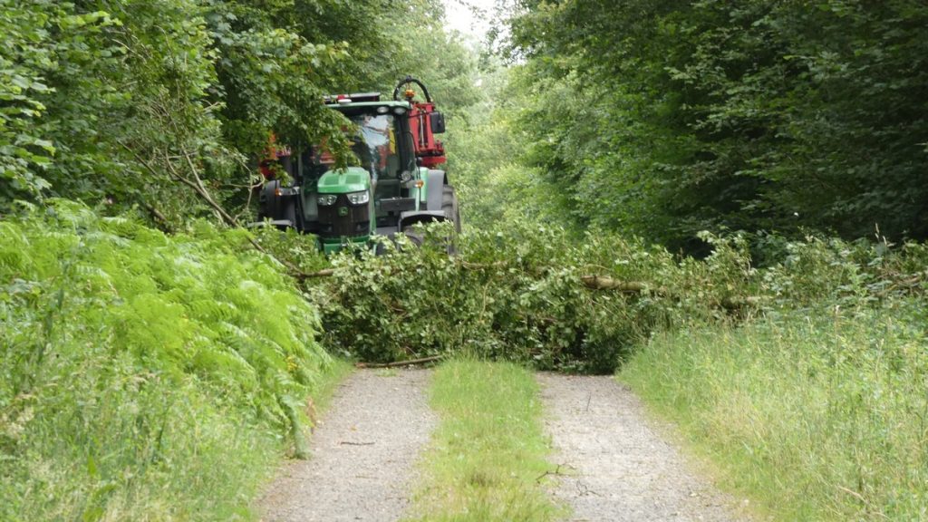 Ich kam da drüber, der Traktor nicht!