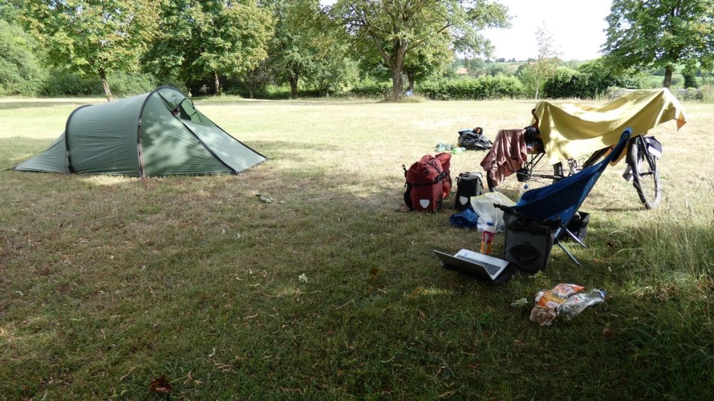 Auf dem Campingplatz