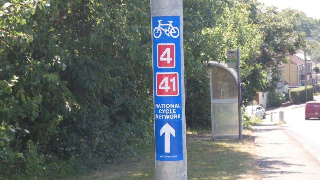 Radweg Nr. 4, dem ich seit London folge