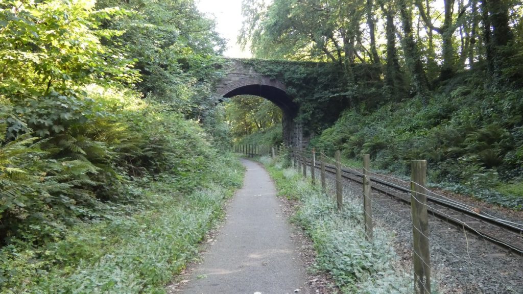 Auf dem Radweg in Richtung Caernarfon