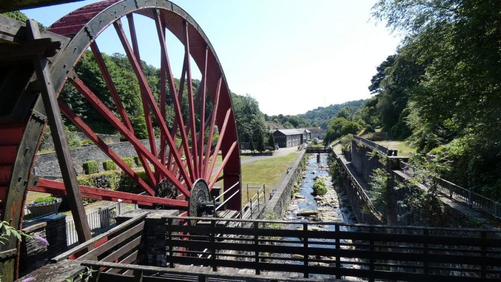 Frühere Erzwaschanlage der Mine