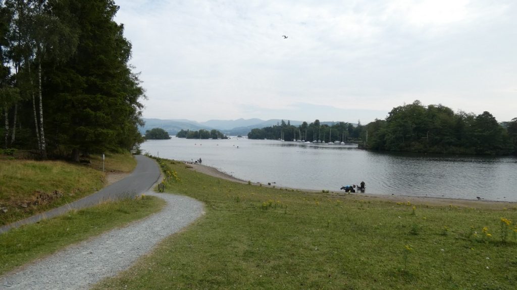 Panorama bei der ersten Pause nach 9 Uhr