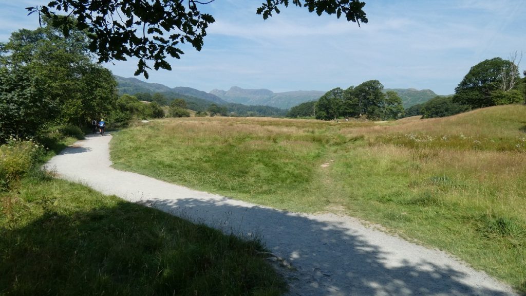 Auf dem Radweg in Richtung Elterwater