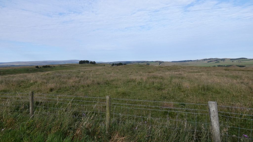 Hügelige englische Landschaft